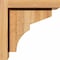 Ekena Millwork Monterey Rough Sawn Corbel w/Backplate, Western Red Cedar, 6"W x 8"D x 8"H COR06X08X08MON01RWR - alternate 4